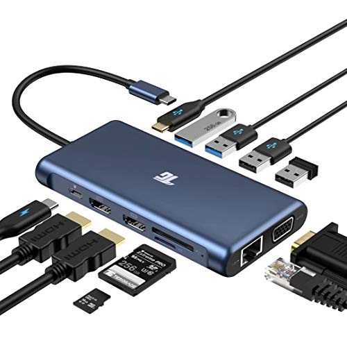 12-in-1 USB-C Dock for MacBook & Windows