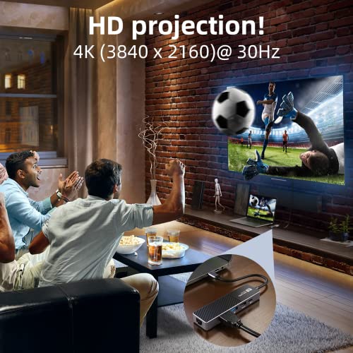 5-in-1 USB-C Hub with Ethernet and HDMI