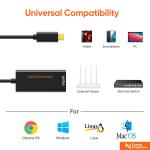 USB-C to Gigabit Ethernet Adapter for MacBook, iPad