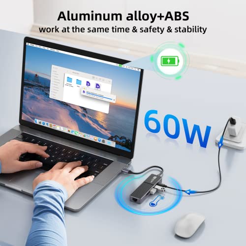 5-in-1 USB-C Hub with Ethernet and HDMI