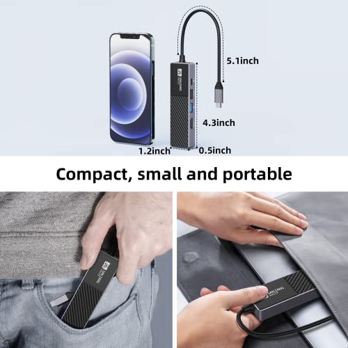 5-in-1 USB-C Hub with Ethernet and HDMI