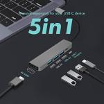 5-in-1 USB-C Hub with 4K HDMI