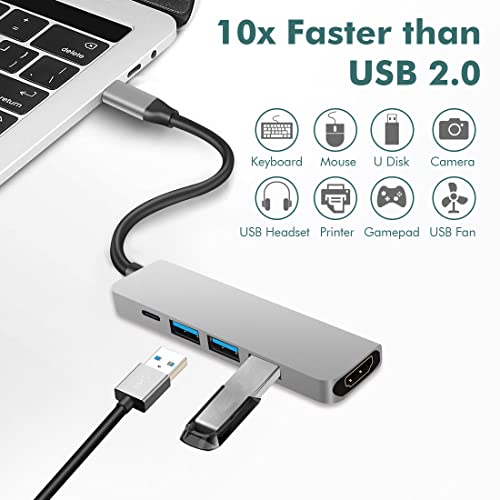5-in-1 USB-C Hub with 4K HDMI