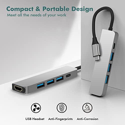5-in-1 USB-C Hub with 4K HDMI