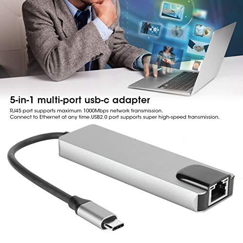 5-in-1 USB-C Dock with 4K HDMI Adapter