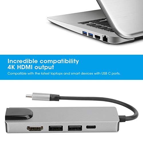 5-in-1 USB-C Dock with 4K HDMI Adapter