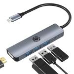 5-in-1 USB C Hub with HDMI, USB & iPhone Ports