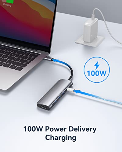 5-in-1 USB C Hub with 4K HDMI