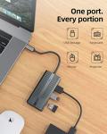 5-in-1 USB C Hub with 4K HDMI Output