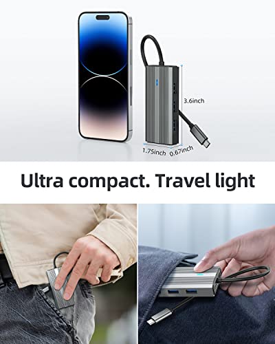 5-in-1 USB C Hub with 4K HDMI Output