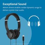 Kensington USB-C Hi-Fi Headphones (K97456WW),Black