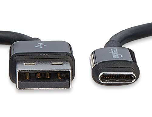 5-Pack Black 6ft USB-C Charging Cables