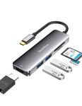 TechRise 5-in-1 USB-C Hub with HDMI & Card Reader