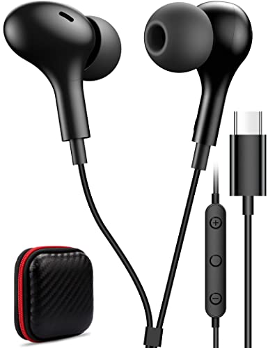 TITACUTE USB-C Earbuds with Mic & Volume Control