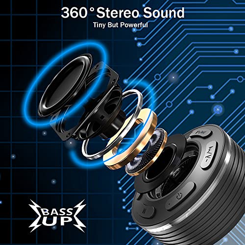 Waterproof Bluetooth Shower Speaker with HD 360° Sound