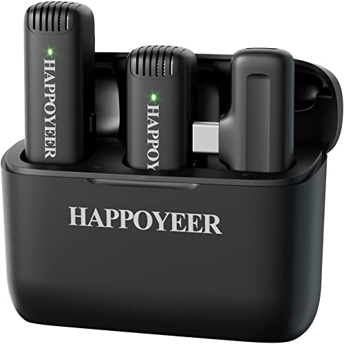 Android USB-C Dual Wireless Lavalier Microphone Kit