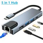 USB-C Hub with Ethernet, HDMI & Charging