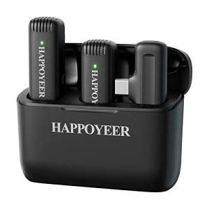 Android USB-C Dual Wireless Lavalier Microphone Kit