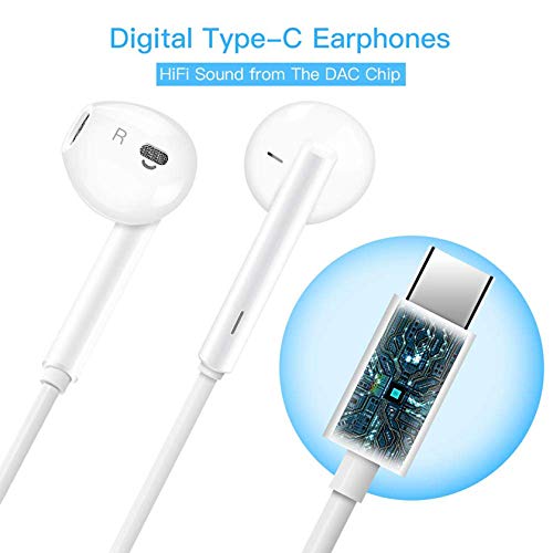 In-Ear Type C Headphones with Mic & Control