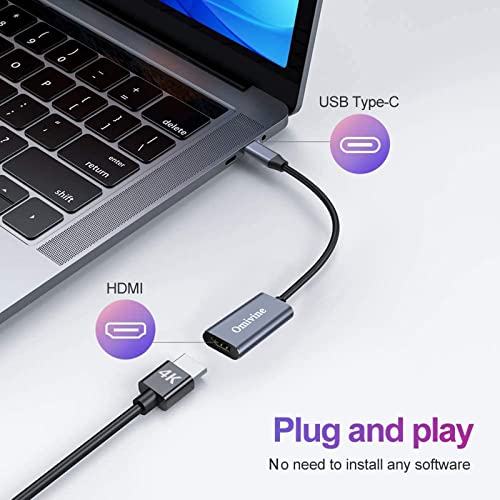 USB C to HDMI Adapter 4K for Apple, Samsung & More