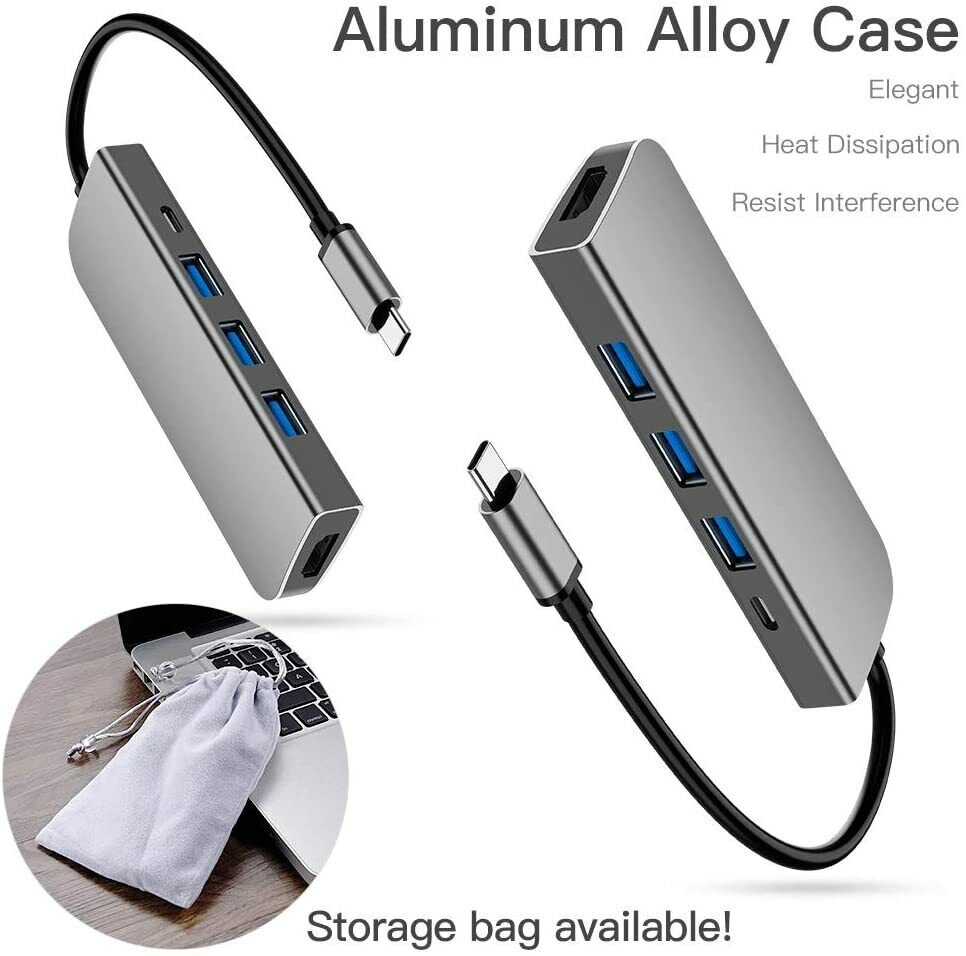 5-in-1 USB-C Hub for MacBook Pro