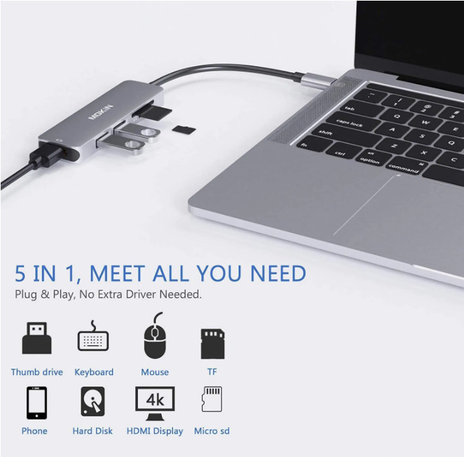 MacBook Pro 5-in-1 USB-C Hub