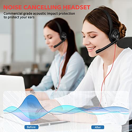 NUBWO USB-C On-Ear Headset with Mic