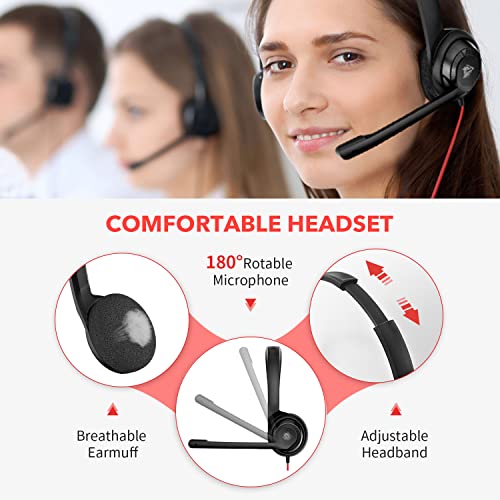 NUBWO USB-C On-Ear Headset with Mic