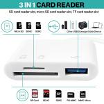 USB-C 3-in-1 SD Card Reader Adapter