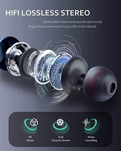 USB-C Headphones with Mic for Samsung & More