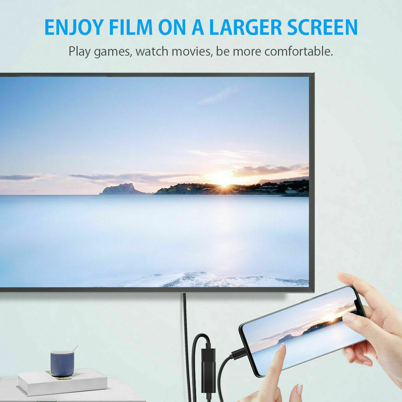 High-performance USB-C to HDMI Adapter - 4K Compatible