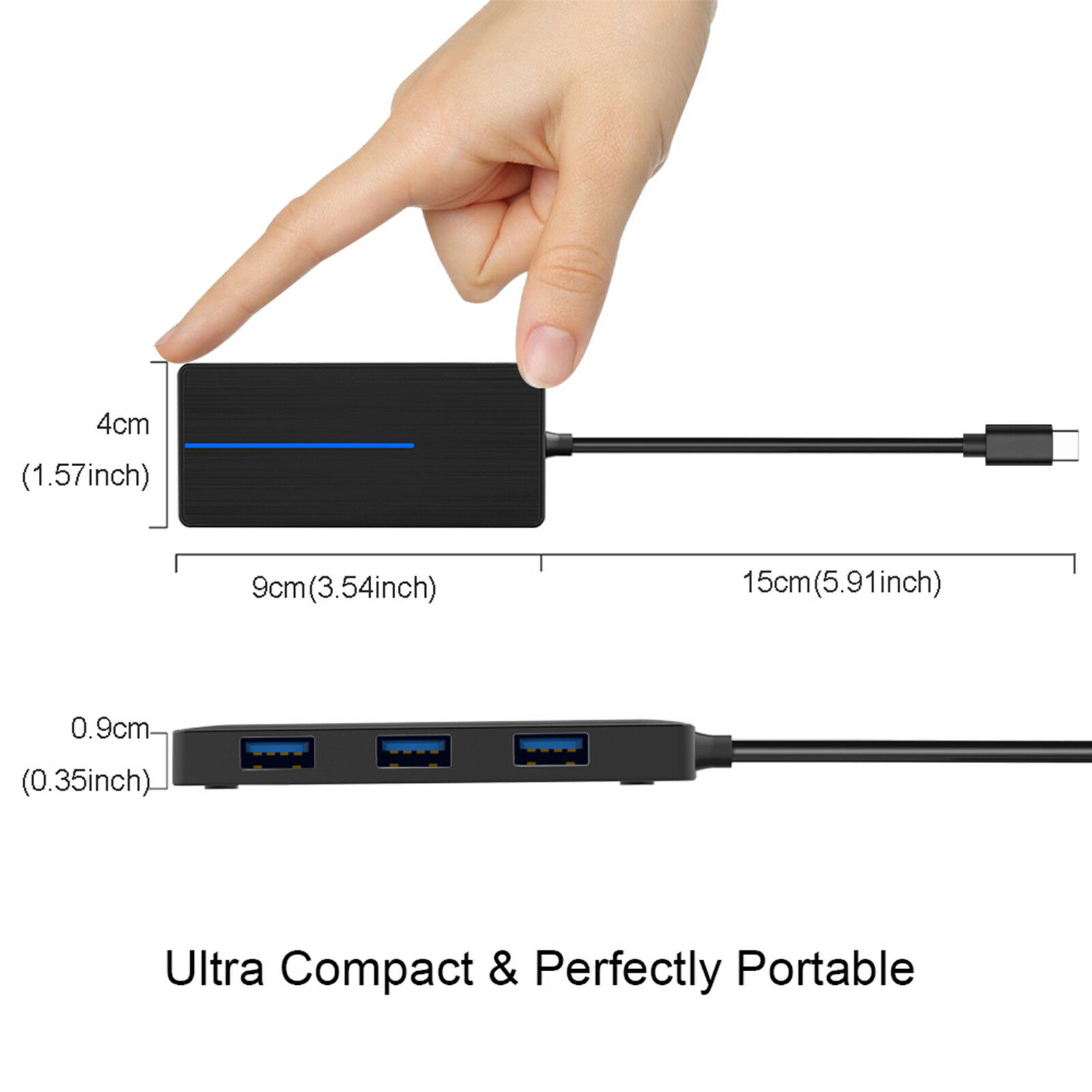 KOOTION USB-C Hub with Card Reader