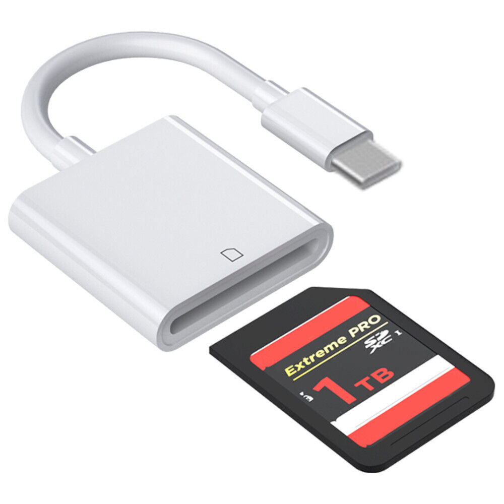 USB-C OTG Adapter with SD Card Reader