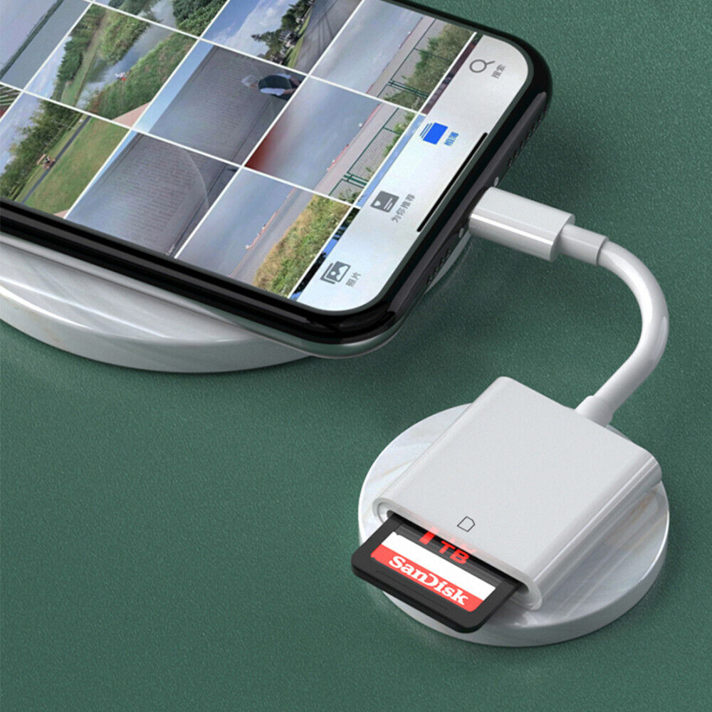 USB-C OTG Adapter with SD Card Reader