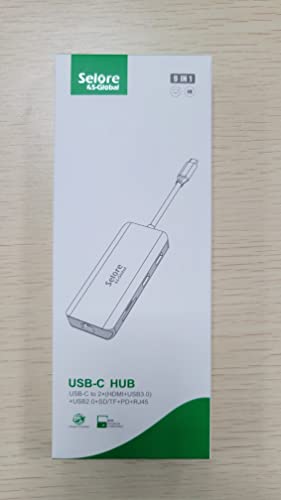 9-in-1 USB-C Multiport Adapter with Dual HDMI