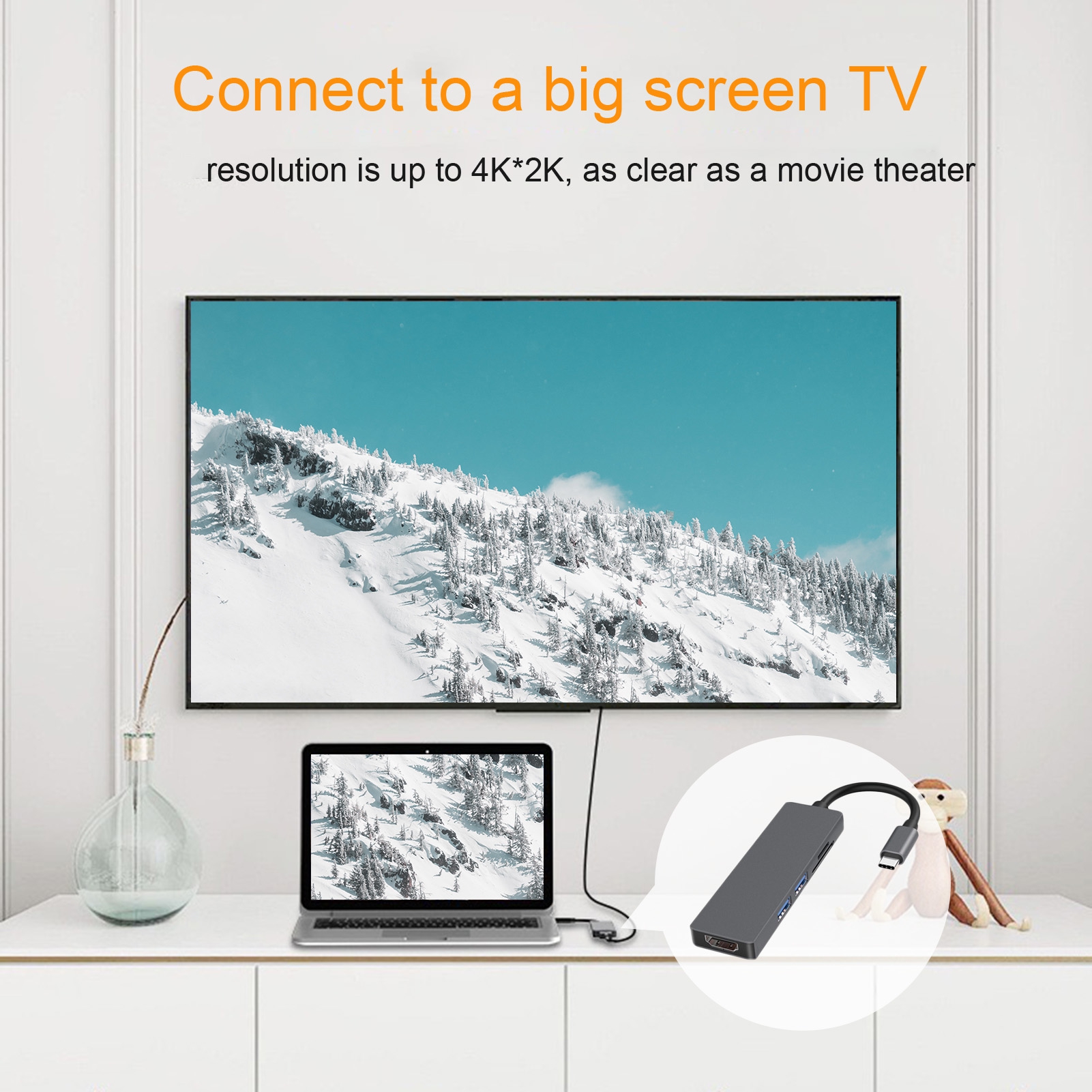 5-in-1 USB-C Docking Station Adapter