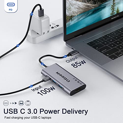 7-in-1 USB C Hub with HDMI & Power Delivery