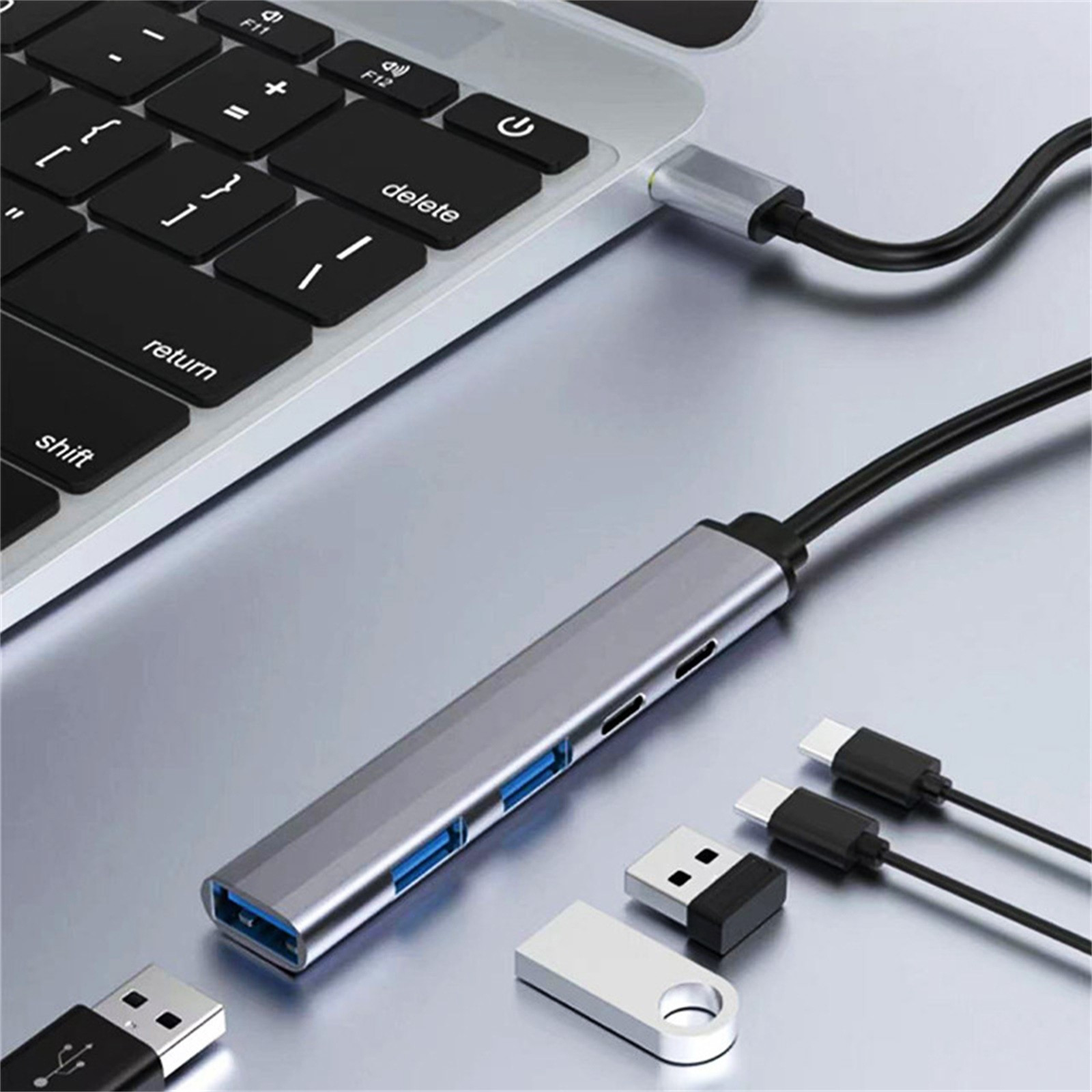 5-in-1 USB-C Hub with Fast Charging
