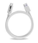 White 3ft USB-C to USB Cable