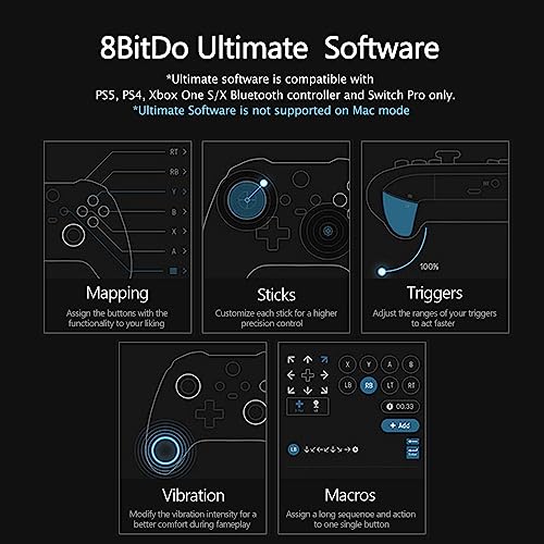 8BitDo USB Wireless Controller Adapter for Multiple Devices