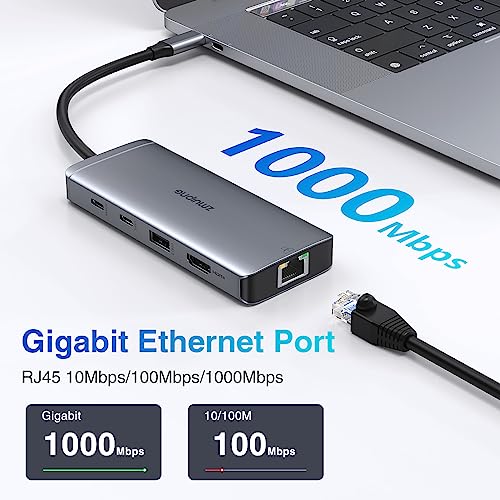 9-IN-1 USB-C Hub with HDMI and Ethernet