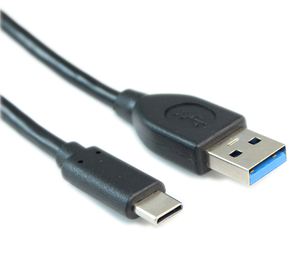 8ft USB-C to USB-A Male Cable, 5Gbps, Black