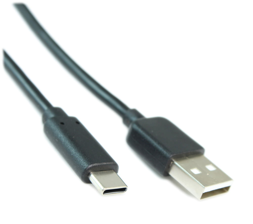 6ft Black USB-C to USB-A Cables, 480Mbps
