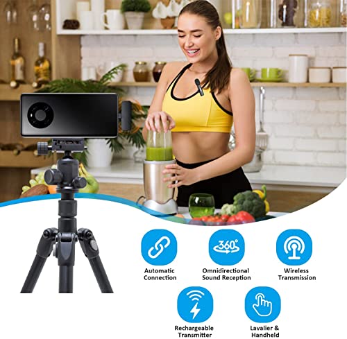 Wireless USB-C Lavalier Microphone for Android & Computer