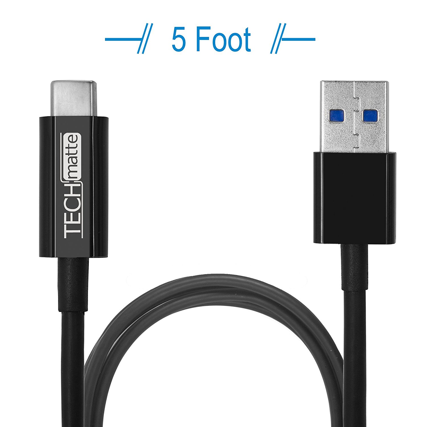 TechMatte USB-C to USB charging cable (5 ft)