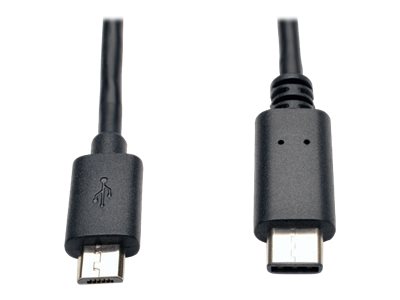 6ft USB-C to Micro-B Cable, Black