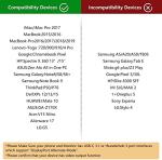 QGeeM 4K USB-C HDMI Adapter for Laptops/Mobiles