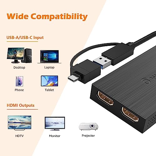 WAVLINK USB-C Dual HDMI Video Adapter