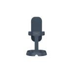 Serene Blue USB-C Podcast Microphone