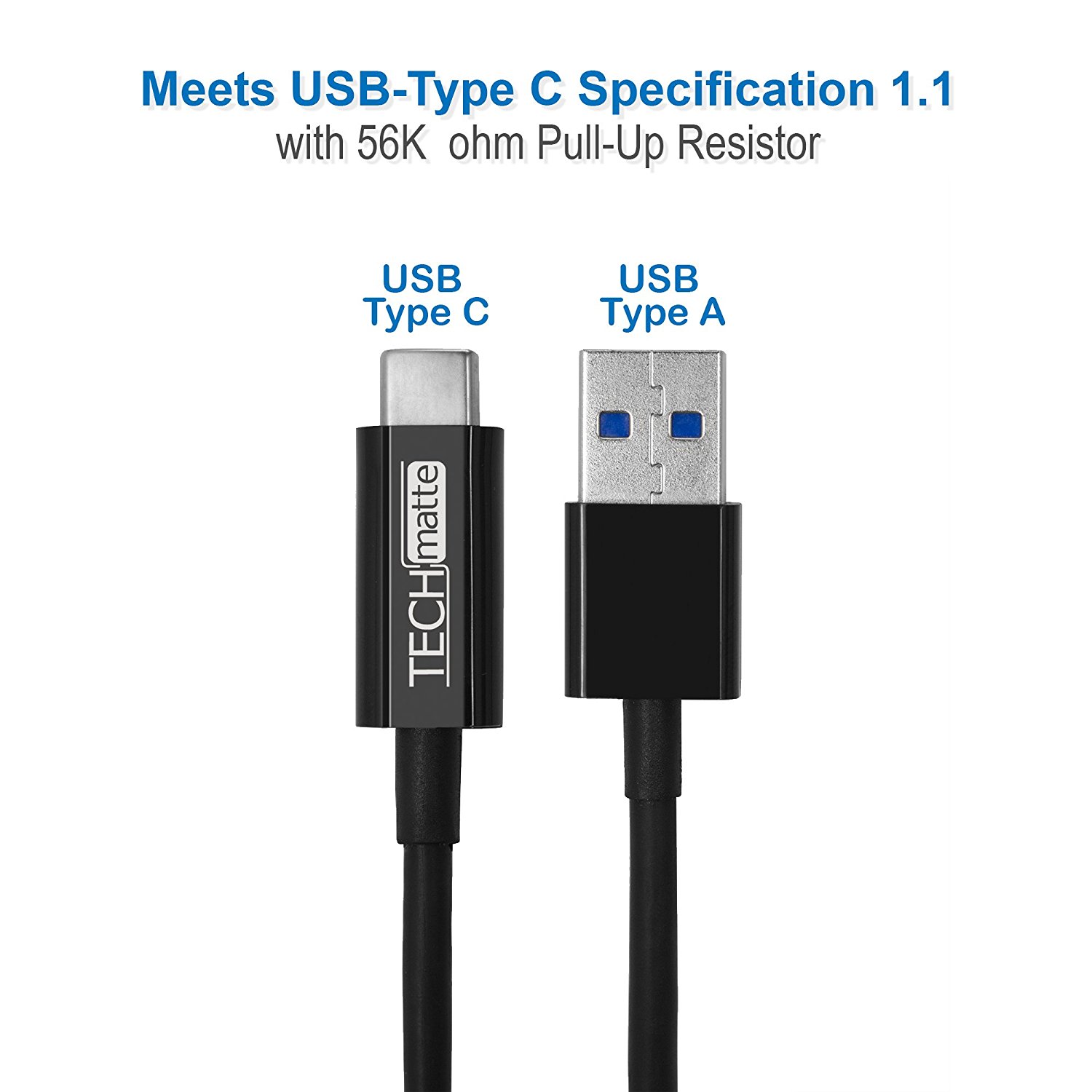 3ft USB-C to USB Charging Cable
